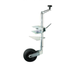 Roue jockey télescopique erdé